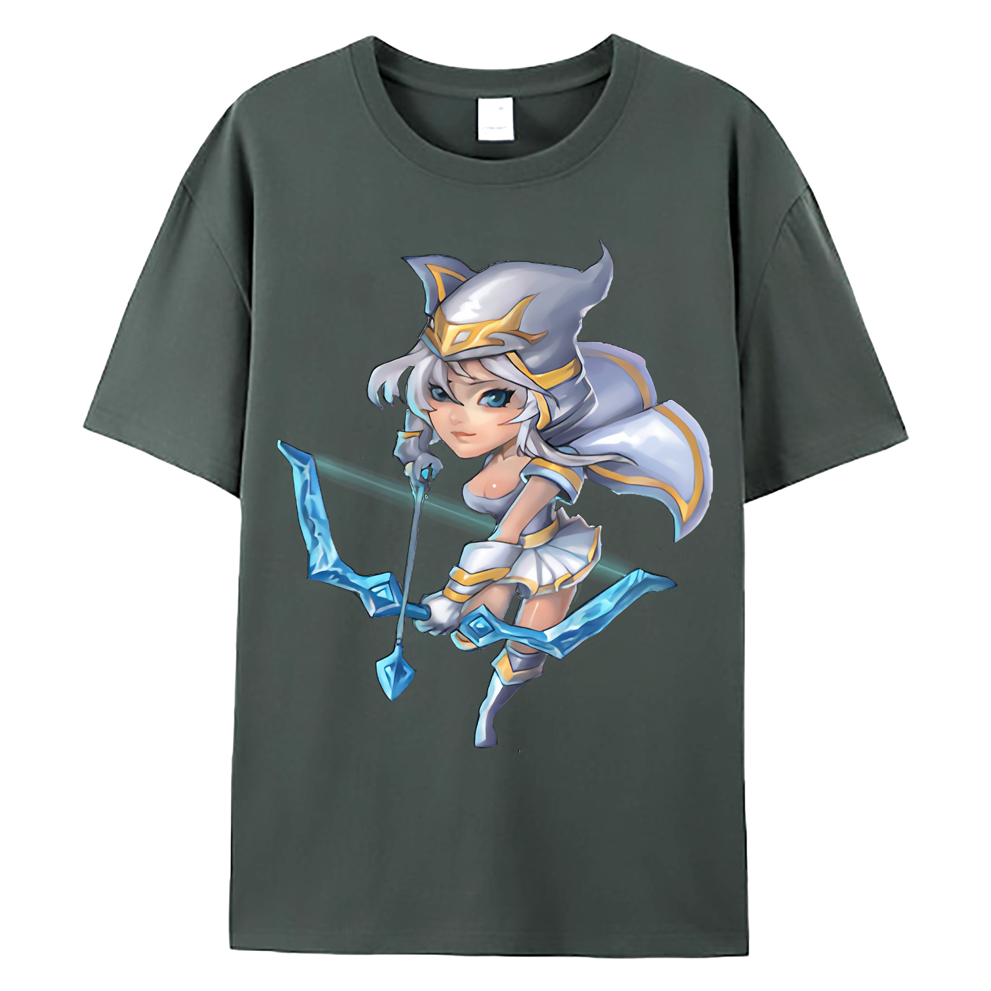 （画像用） リーグ・オブ・レジェンド League of Legends LOL 綿100％ メンズ半袖Tシャツ｜肌触りやわらか＆通気性